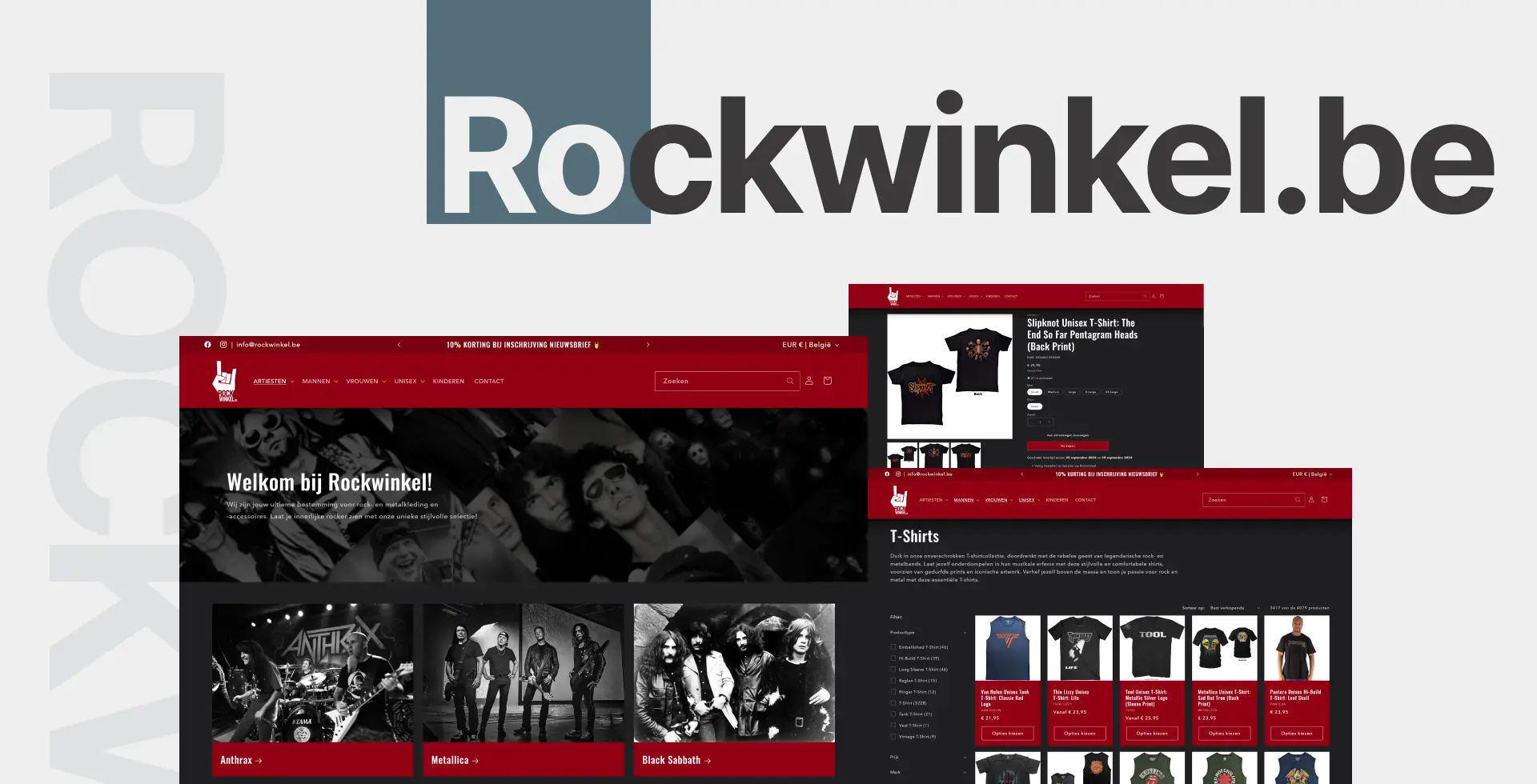 Branding website for Rockwinkel